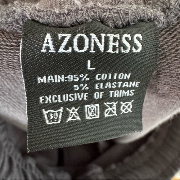 Azoness Jogger Sweatpants • Brown with White Drawstring women’s L - Picture 7 of 7
